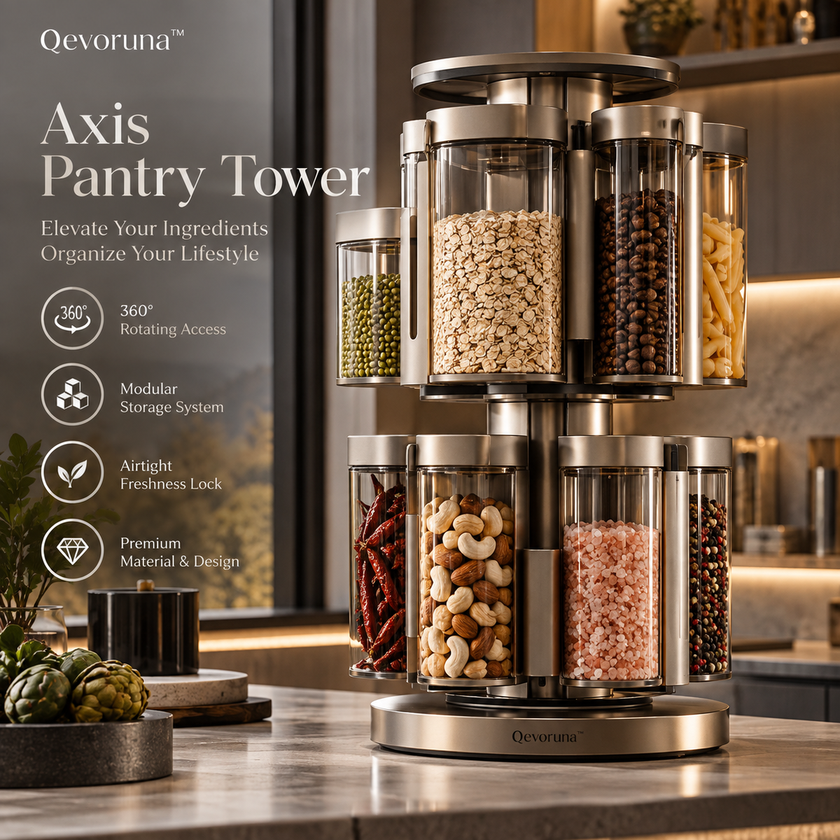 Qevoruna™ Axis Pantry Tower