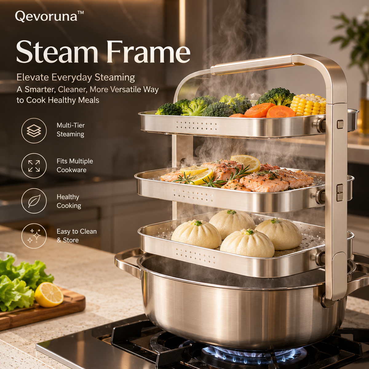 Qevoruna™ Steam Frame
