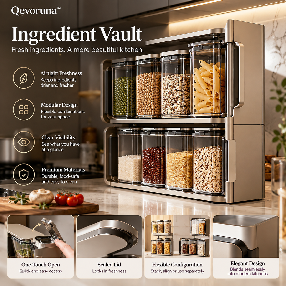 Qevoruna™ Ingredient Vault
