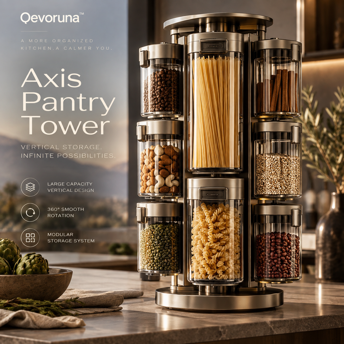 Qevoruna™ Axis Pantry Tower