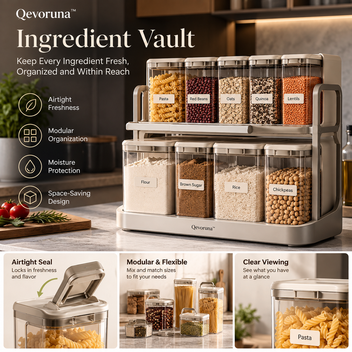 Qevoruna™ Ingredient Vault
