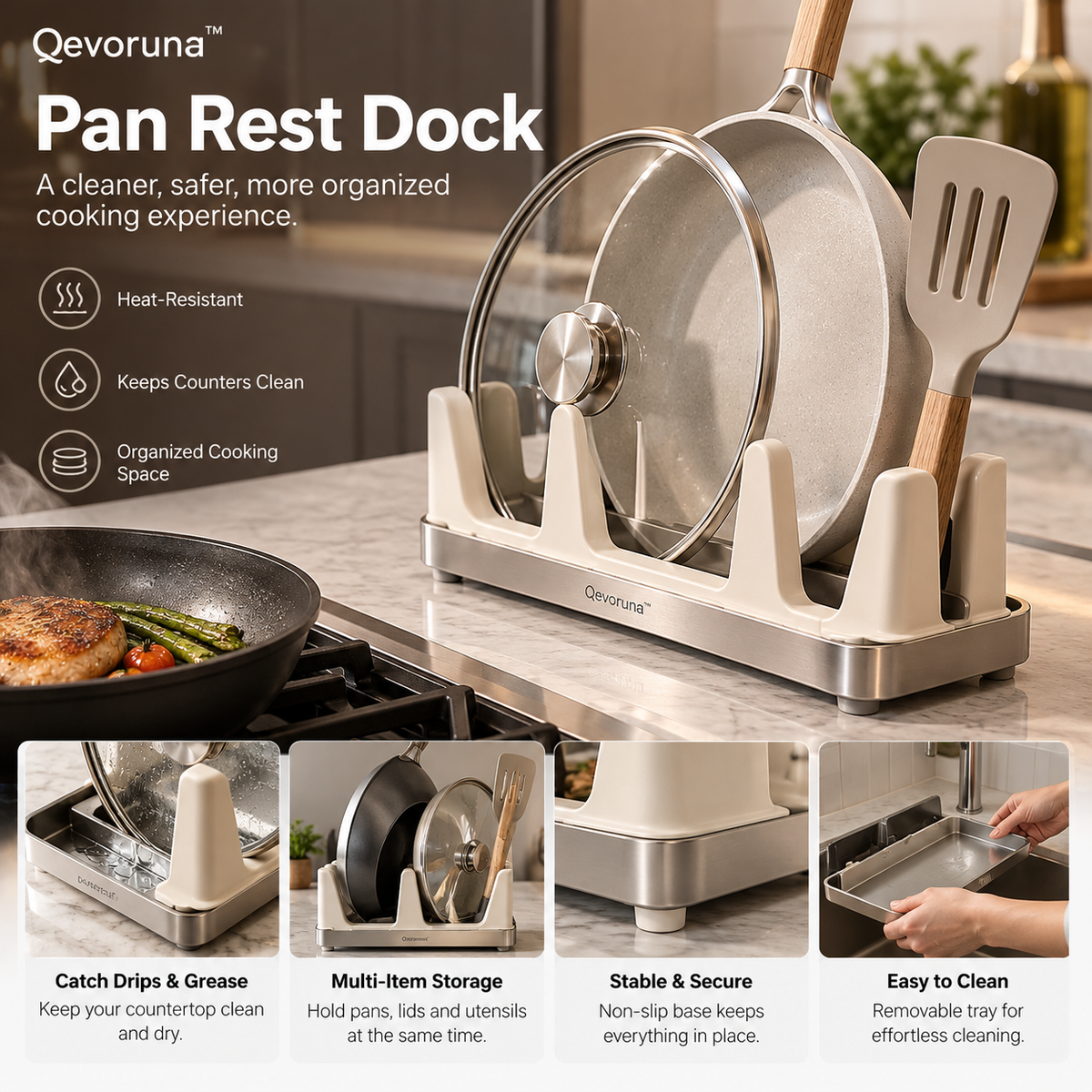 Qevoruna™ Pan Rest Dock