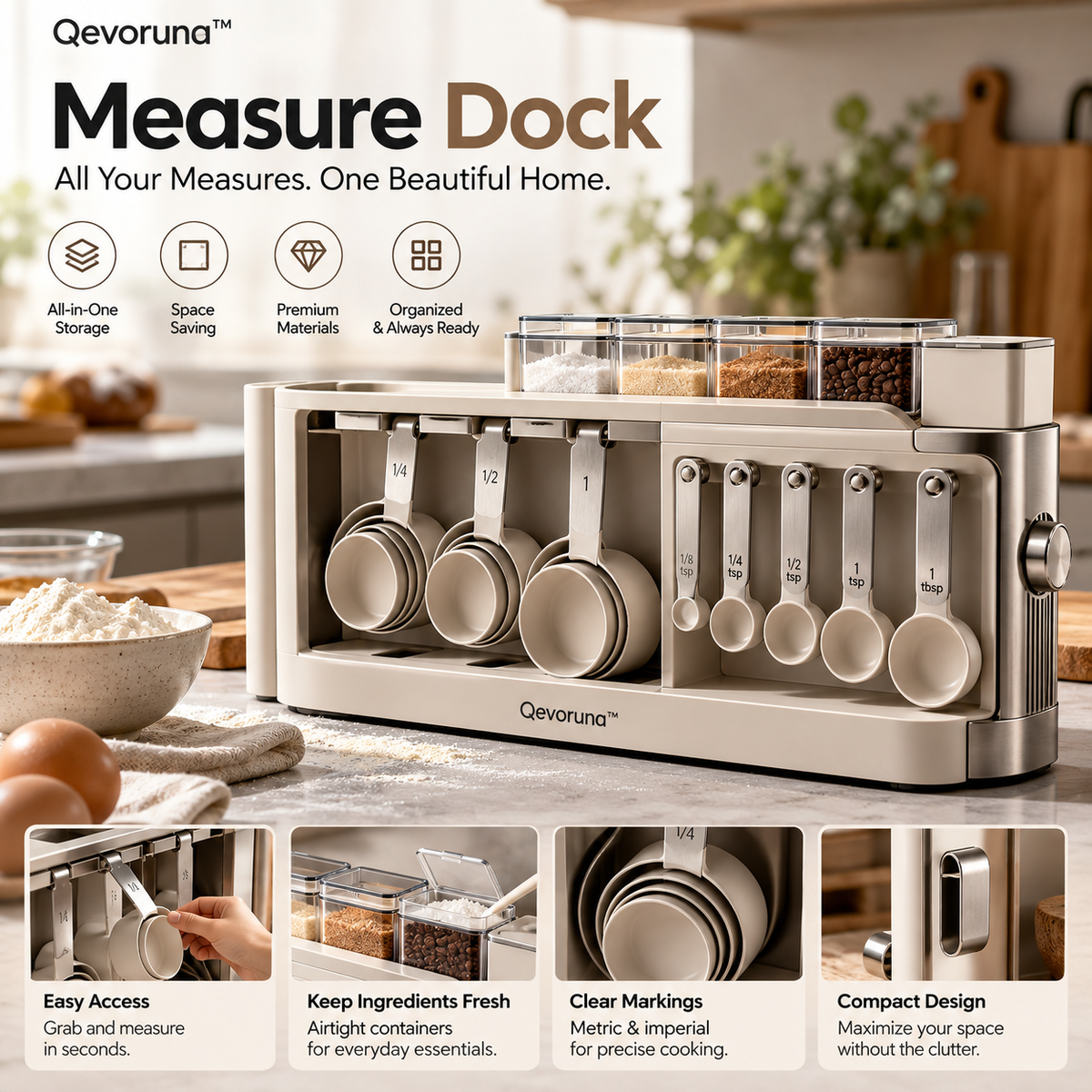 Qevoruna™ Measure Dock