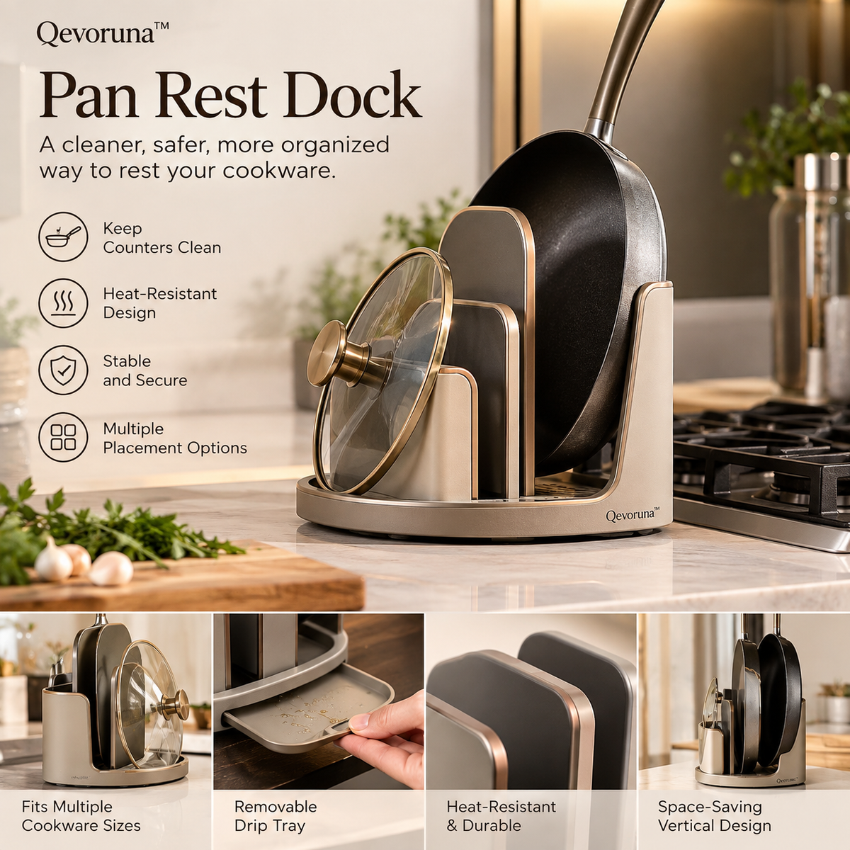 Qevoruna™ Pan Rest Dock