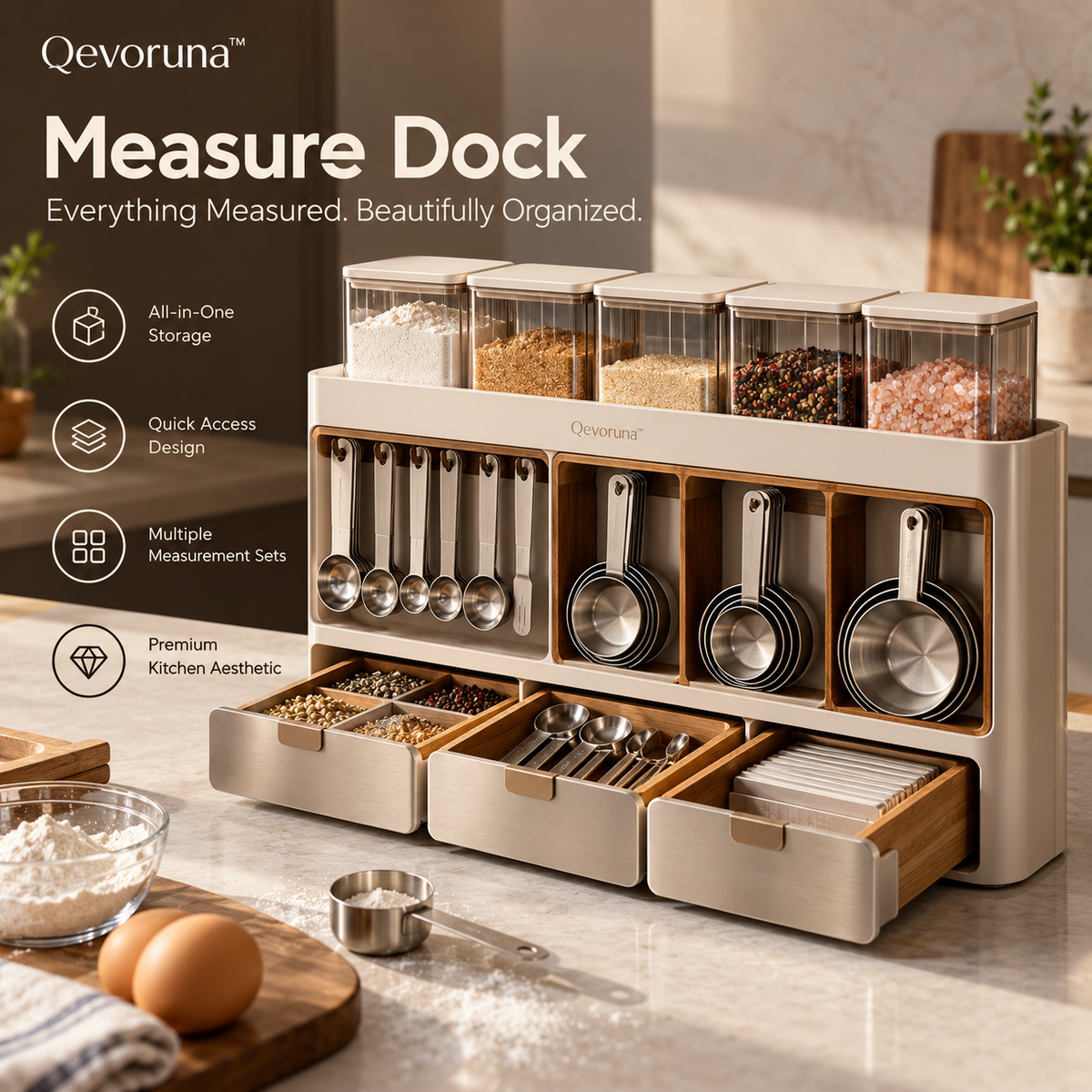 Qevoruna™ Measure Dock