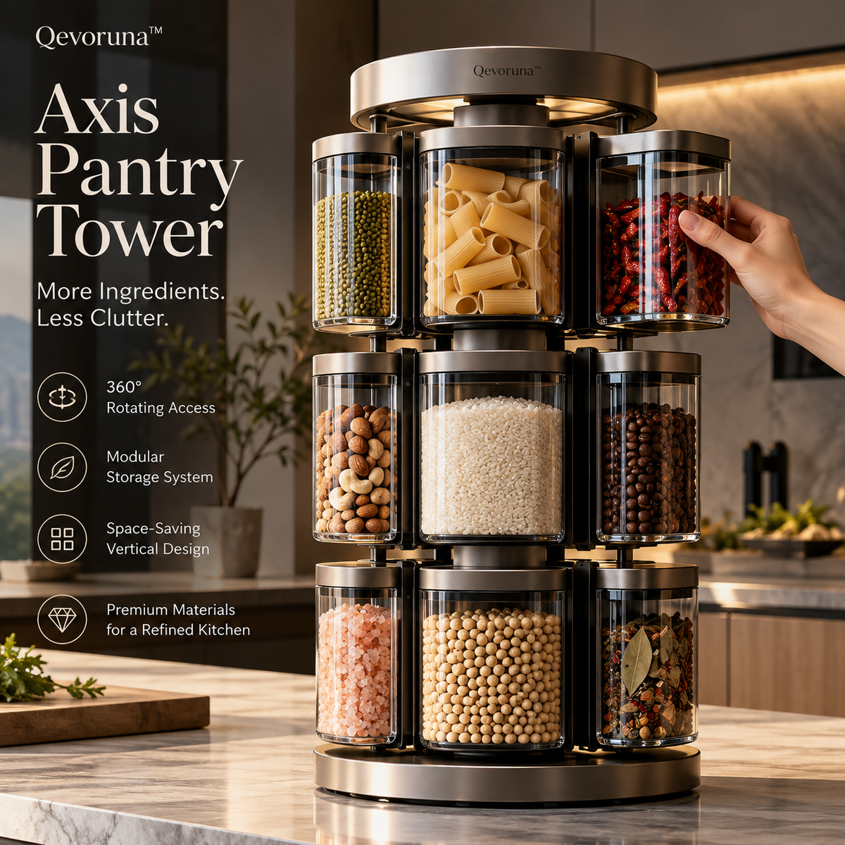 Qevoruna™ Axis Pantry Tower