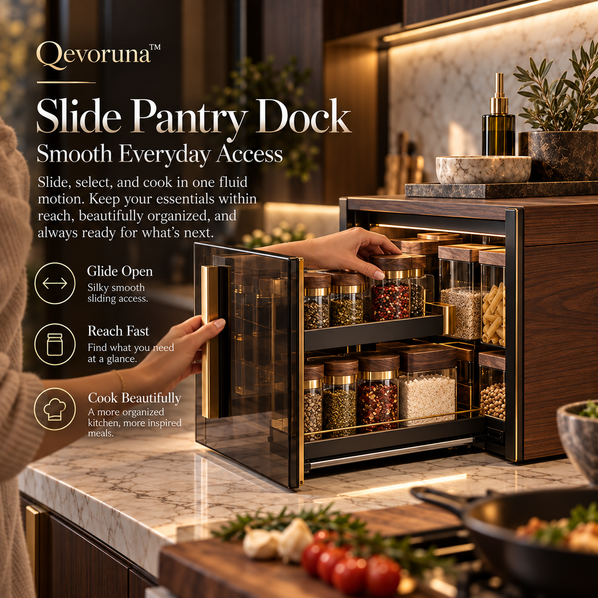 Qevoruna™ Slide Pantry Dock
