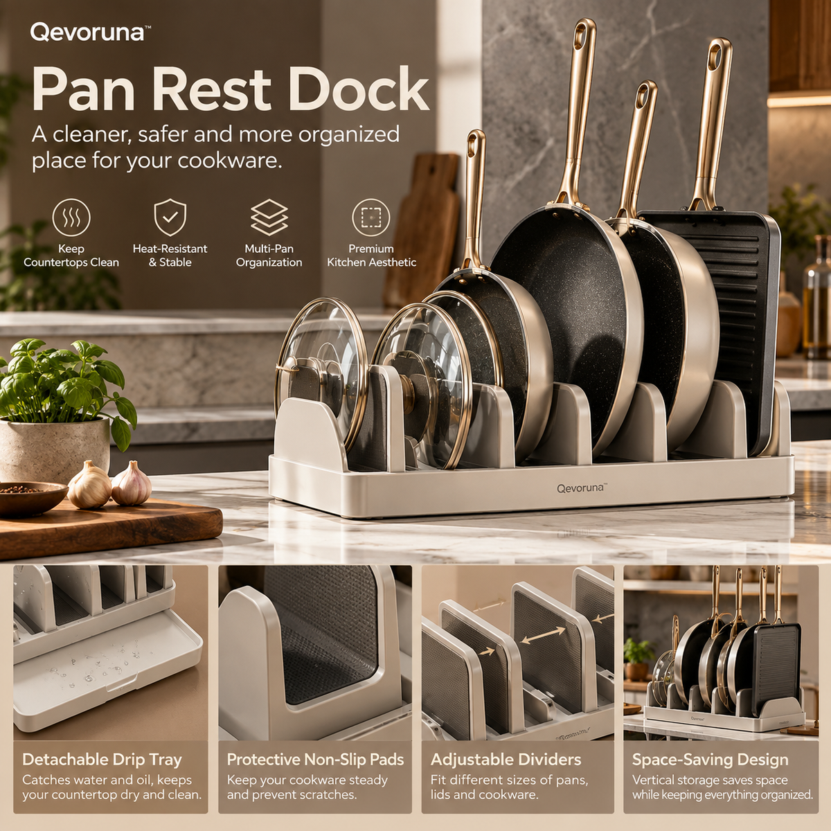 Qevoruna™ Pan Rest Dock