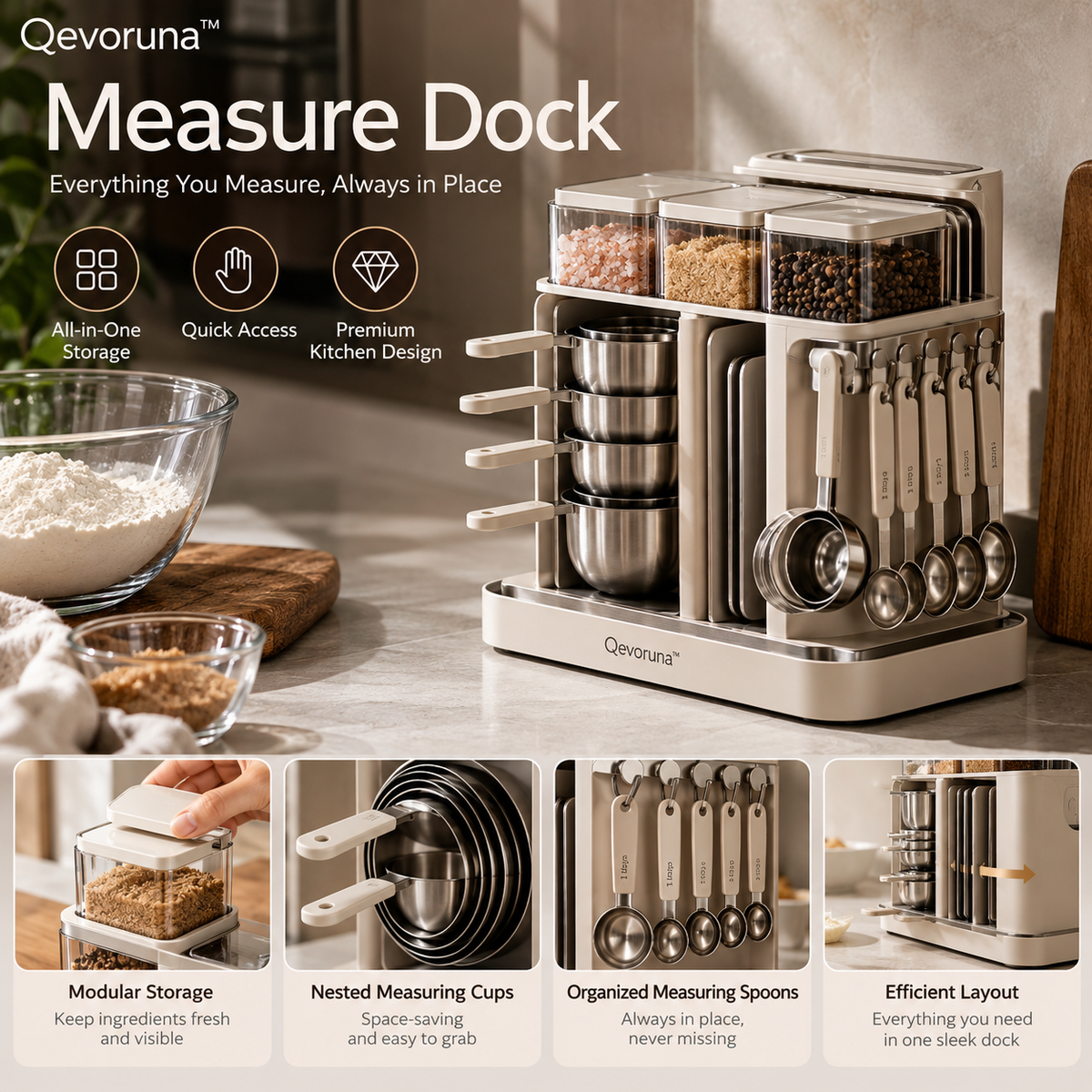 Qevoruna™ Measure Dock