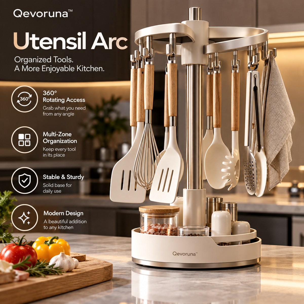 Qevoruna™ Utensil Arc