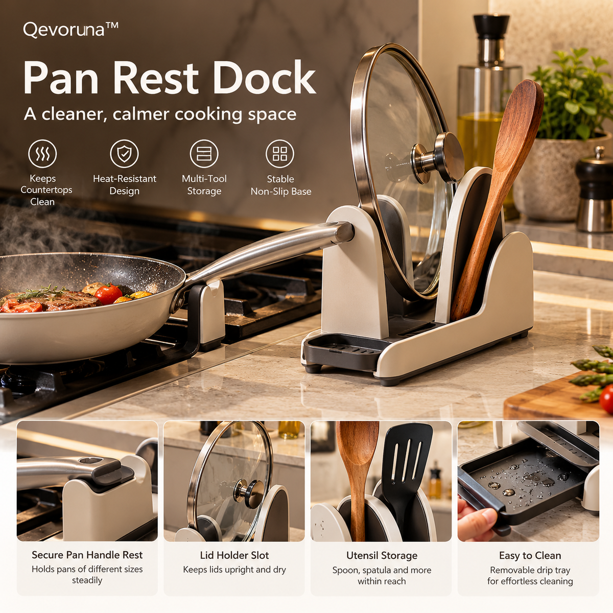 Qevoruna™ Pan Rest Dock