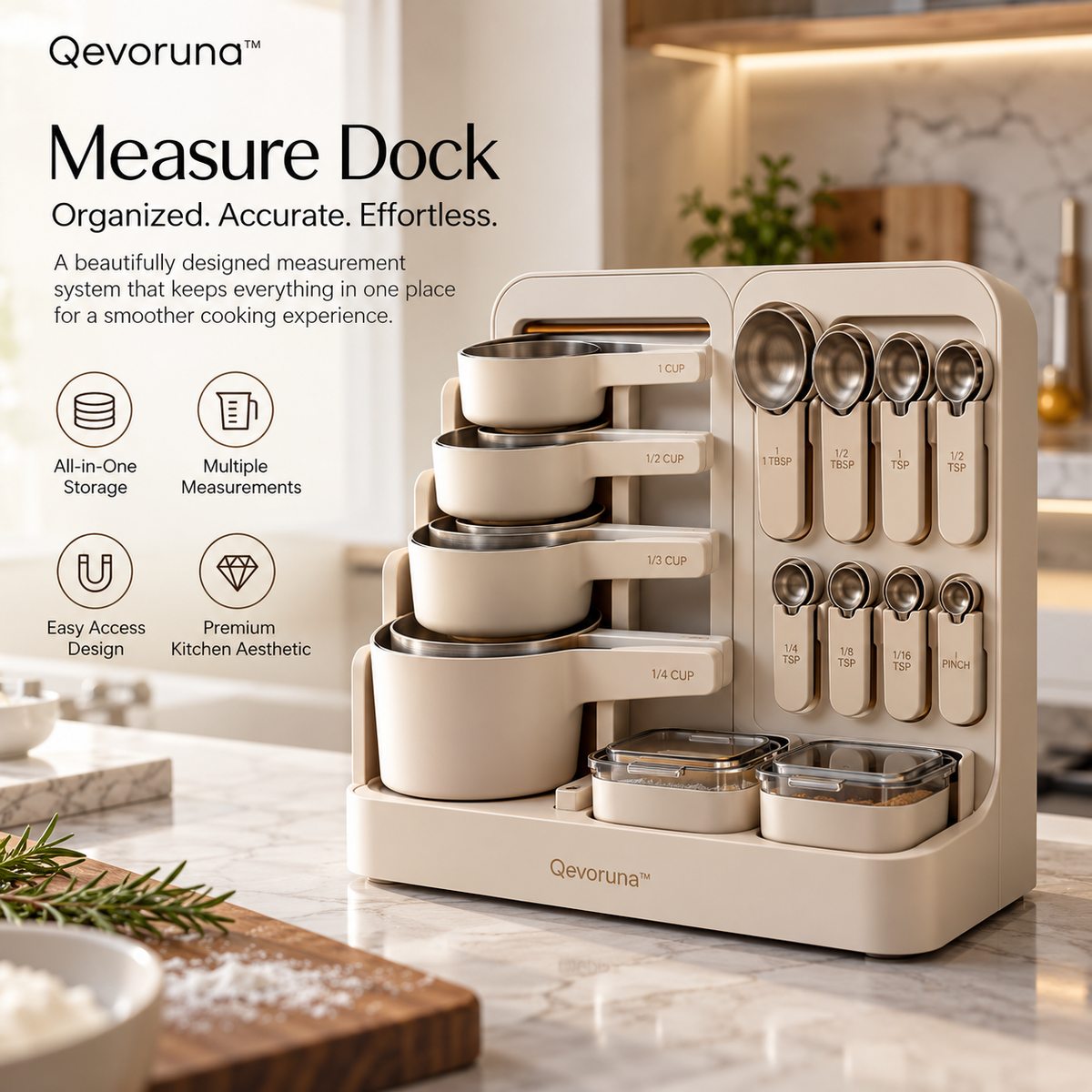 Qevoruna™ Measure Dock