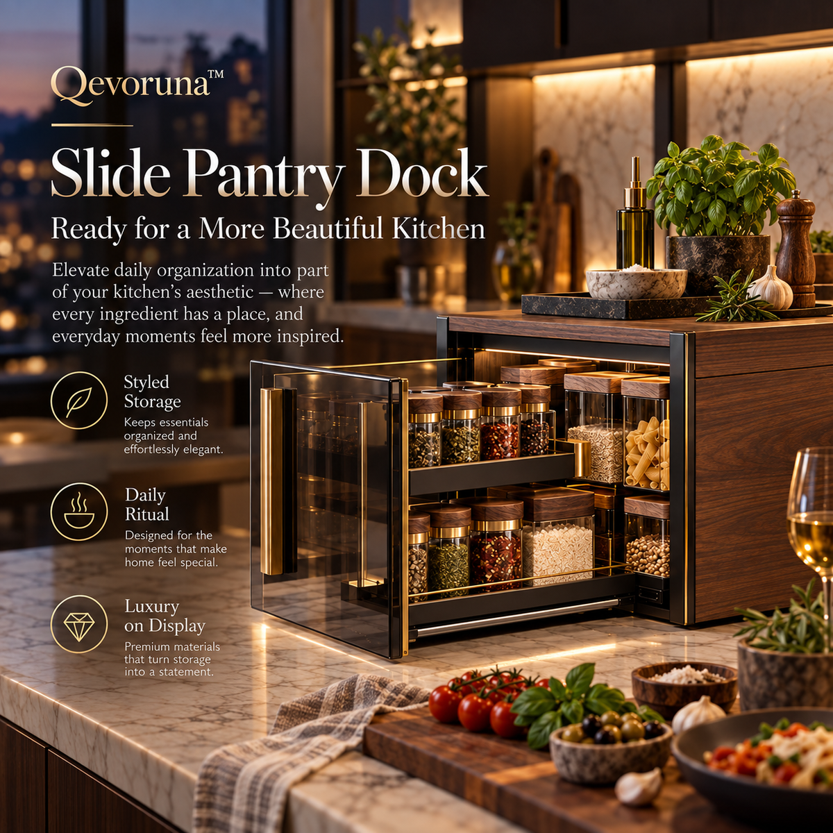 Qevoruna™ Slide Pantry Dock