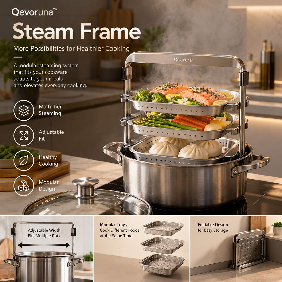 Qevoruna™ Steam Frame
